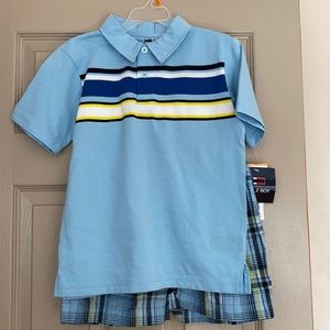 Brand new 2 piece boy’s set with top-and-short